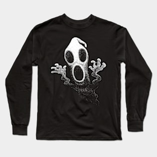 Moaning Ghost - Blanc Long Sleeve T-Shirt